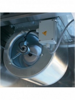 Complete hood, (8/9T-2500 M3/h) 120 Pa, lighting, variator, 5x filters