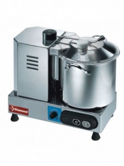 Stainless steel cutter, 9 liters, variable speed