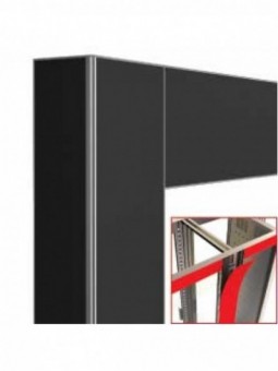 Deco junction 2x216Lt. black matt - magnetic