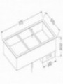 Element bain-marie 3 GN 1/1