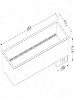 Element bain-marie 5x GN 1/1 - dried up - ventilated