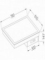 Vitroceramic element white 2 GN 1/1