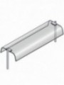 Superstructure with curved glass, double