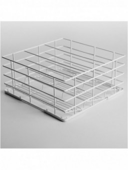 Mand voor glazen Ø85 mm, 400x400 mm Rilsan
