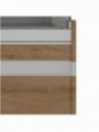 Standard configuration: Wooden pediment - MEDIUM WOOD