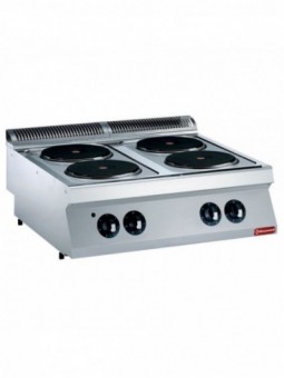 Electric cooker, 4 rounded plates -TOP-
