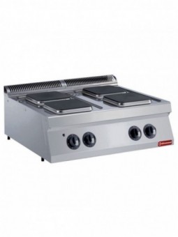 Electric cooker, 4 squared plates -TOP-