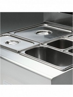 Bain-marie électrique GN 2/1 profondeur 150 mm -TOP-