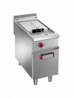 Electric fryer 1 tank 21liters on closed cupboard