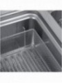 Electric fryer 2 tanks 21liters on closed cupboard