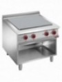 Electric cooking plate 4 plates aligned with the top, oven GN 2/1