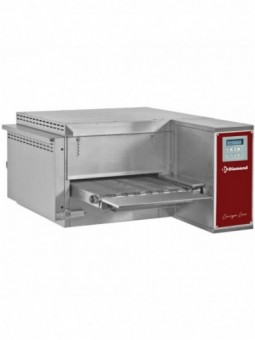 Ventilated ovens with heat transition electric, width 400 mm