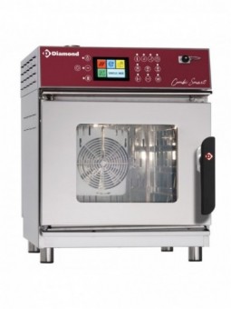 Elektrische oven stoom/convectieoven, 4x GN2/3 Touch Screen  + Auto-Cleaning