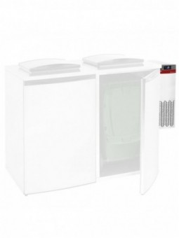 Cooling unit for waste cooler