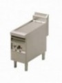 Gas grill-steamer with cooking grid in "O"-form, on undercarriage
