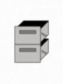 Option: double drawer 1/2 x 2, refrigerated counter reserve