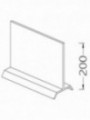 Removable partition for exposure, made of plexiglass