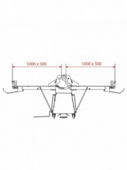 Sheeter, on socle, 500x1000 mm - Variable speed