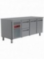 Refrigerating table composed of :