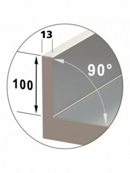 Koeltafel, geventileerd, 3 deuren GN 1/1 (405 Lit.)