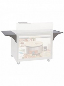 Stainless steel side shelve (1 piece)
