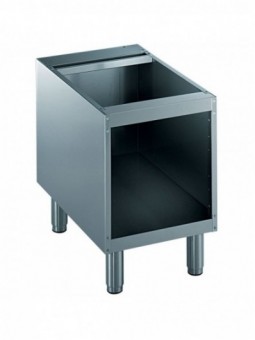 Open base, 400 mm, stainless steel AISI 304