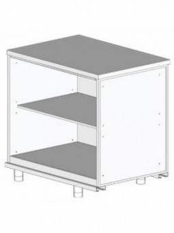 Neutral rear cabinet