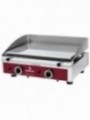 Smooth cooking surface, chrome coated, gas