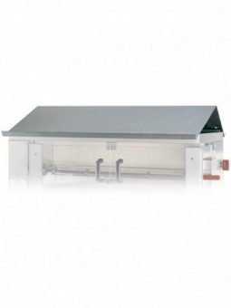 Roof for chicken roaster, for outside use