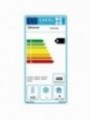 Ventilated refrigerator, 150 liters. stainless steel