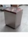 Ventilated refrigerator, 150 liters. stainless steel