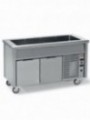 Element with refrigerated tank on refrigerated cupboard