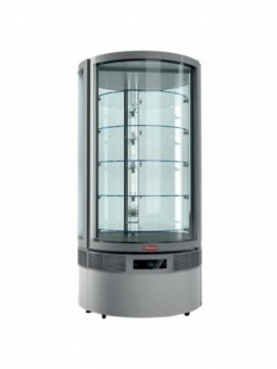 Cylindrical FULL vitrine, 5 levels, ventilated