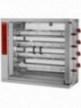 Chicken gas roaster, 4 spits (24 chickens)