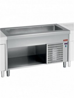 Cooled tank on open cupboard 4x GN 1/1