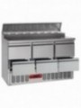 Refrigerating table composed of :