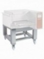 stainless steel base on castors (with brakes) for FTEV40/58-N