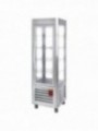 Panoramic display, 5 shelves, 360 LT, Stainless steel.