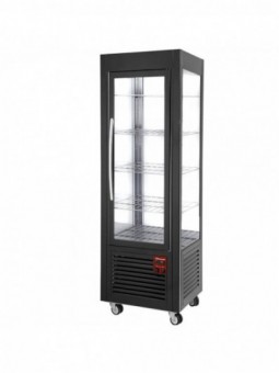 Panoramic display, 5 shelves, 360 LT, Black