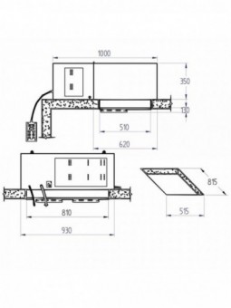 Ceiling refrigerated group