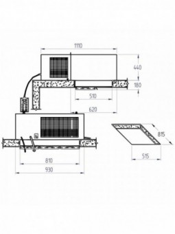 Ceiling refrigerated group T° -5°+5°