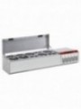 Refrigerated structure GN 5x1/4 , with lid