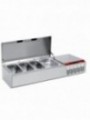 Refrigerated structure GN 4x1/3, 1x1/9, with lid