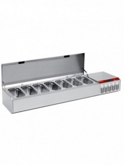 Refrigerated structure GN 7x1/3, with lid