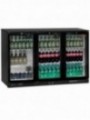Ventilated bottle cooler, "Back Bar", 3 swing doors