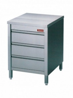 Table sur armoire avec 3 tiroirs GN1/1