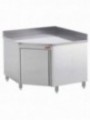 Tables on cupboard with angle  90°