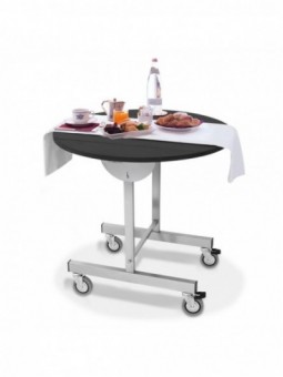 Service table Ø 800 mm, room service