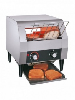 Toaster with conveyor-belt
