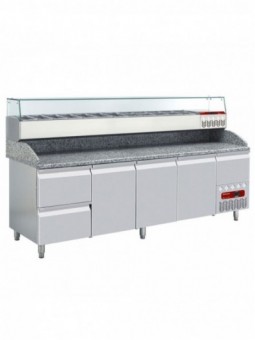 Geheel Koelkast tafel & gekoelde structuur :